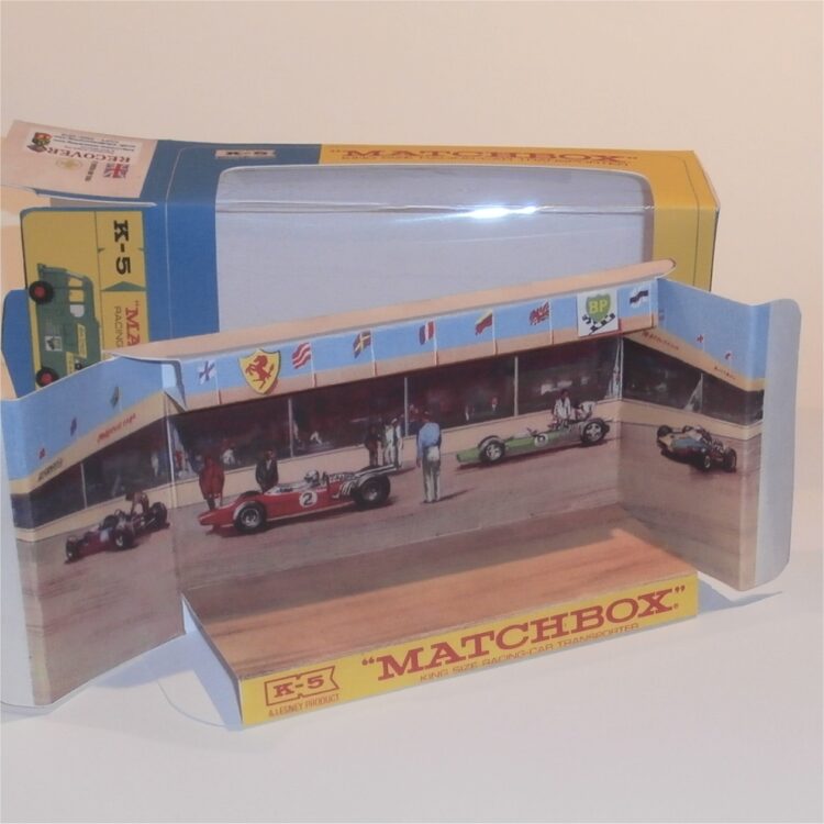 Matchbox Lesney King Size K  5 Racing Car Transporter Repro Window Box - Image 6