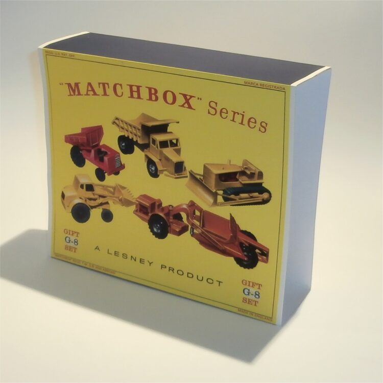 Matchbox Lesney King Size GS 8 Civil Engineering Construction Repro Box Sleeve - Image 2