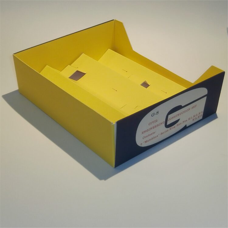 Matchbox Lesney King Size GS 8 Civil Engineering Construction Repro Box Tray - Image 3