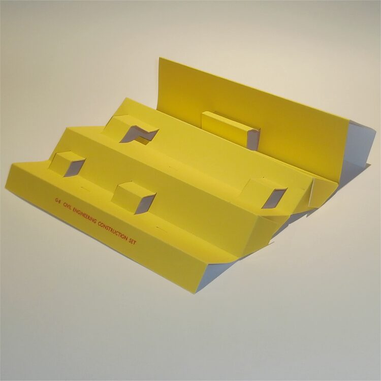 Matchbox Lesney King Size GS 8 Civil Engineering Construction Repro Box Insert - Image 2