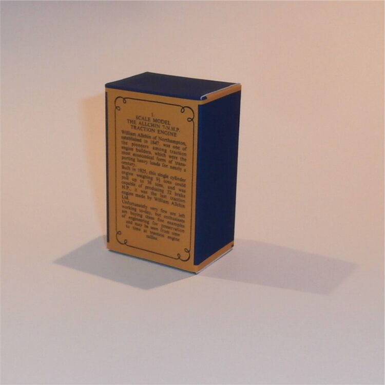 Matchbox Lesney Yesteryear 1 a Allchin Traction Engine A Style Repro Box - Image 4