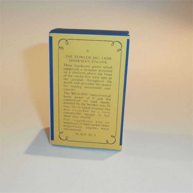 Matchbox Lesney Yesteryear 9 a Fowler Showman Engine A Style Repro Box - Image 4