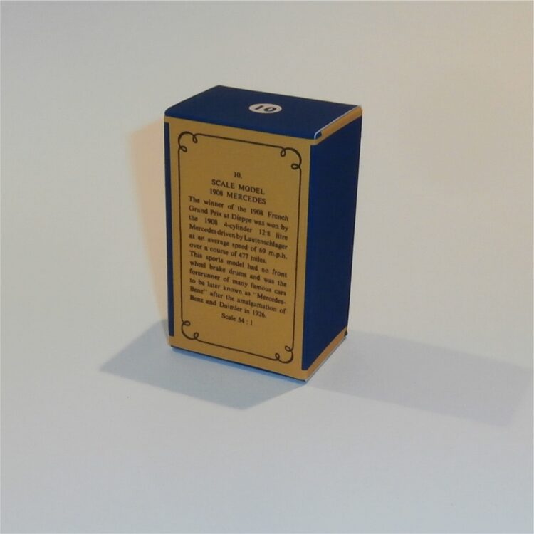 Matchbox Lesney Yesteryear 10 a Mercedes Benz 1908 B Style Repro Box - Image 3