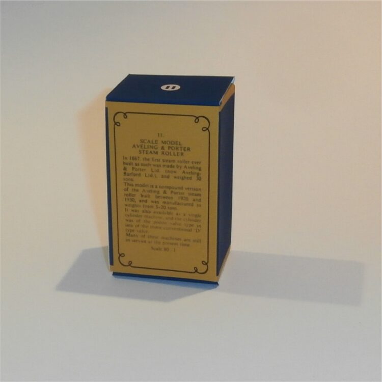 Matchbox Lesney Yesteryear 11 a Aveling Porter Steam Roller B Style Repro Box - Image 3
