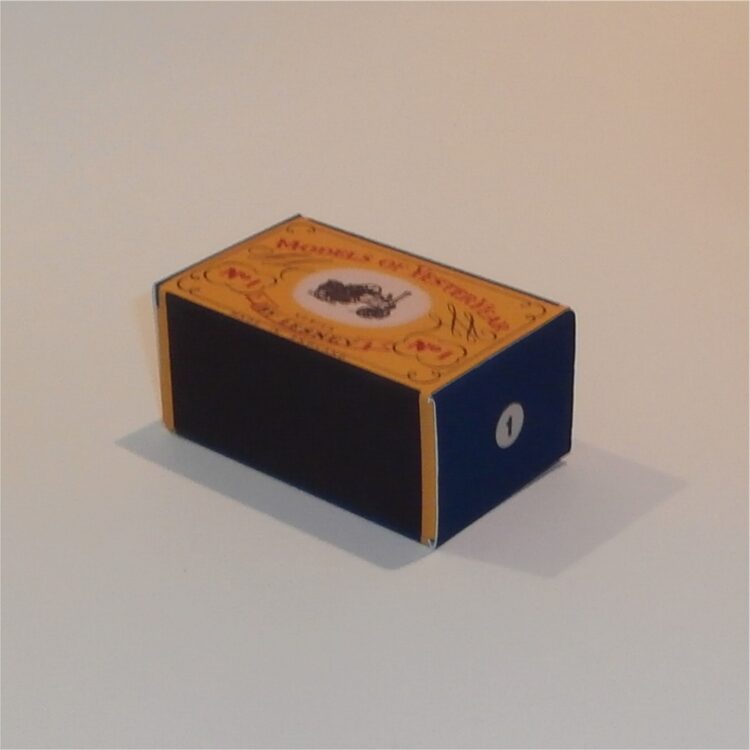 Matchbox Lesney Yesteryear 1 a Allchin Traction Engine B Style Repro Box - Image 2