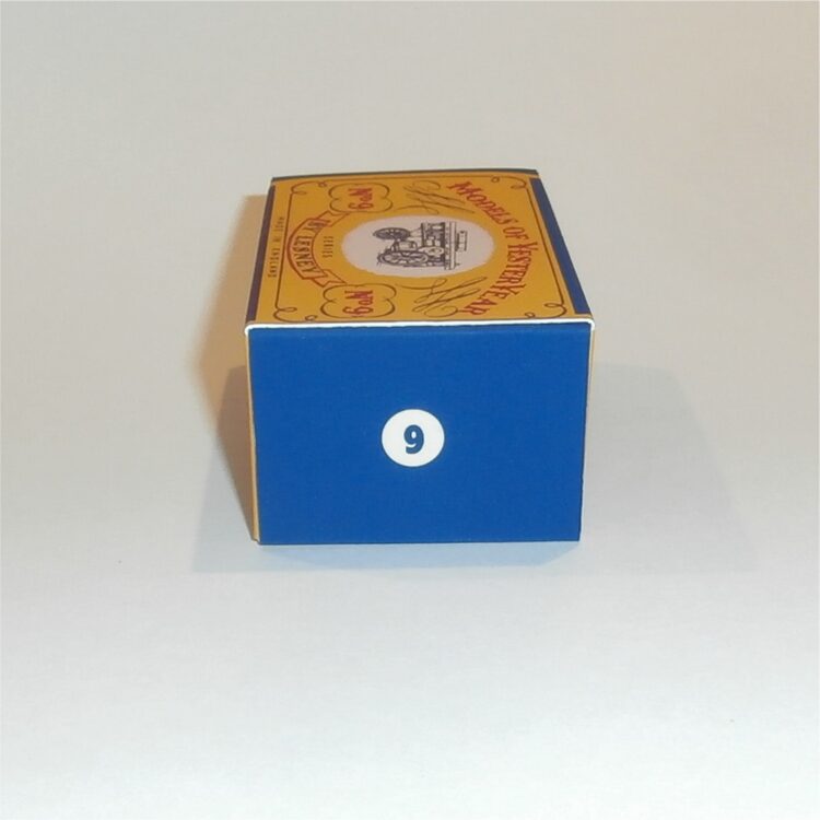 Matchbox Lesney Yesteryear 9 a1 Fowler Showman Engine B Style Repro Box - Image 4