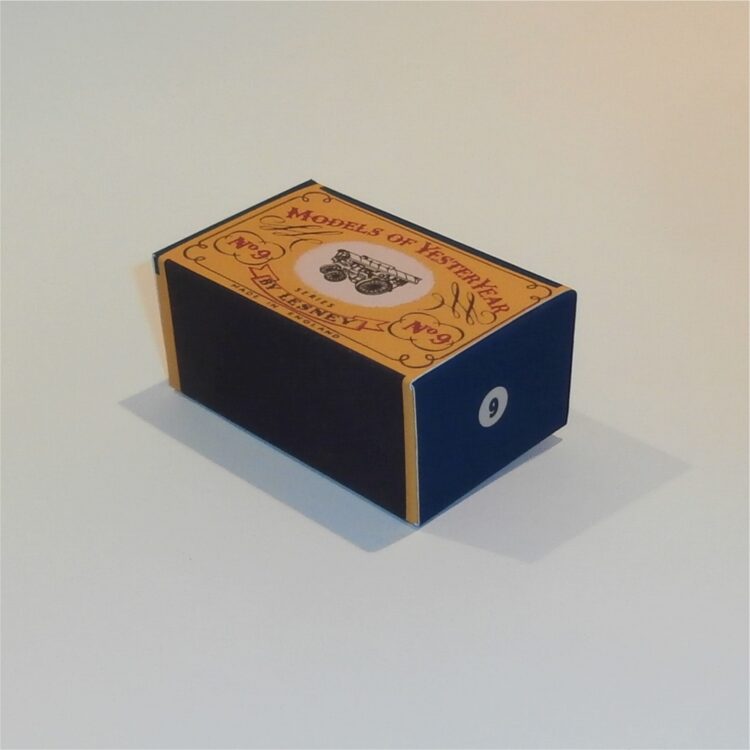 Matchbox Lesney Yesteryear 9 a2 Fowler Showman Engine B Style Repro Box - Image 2