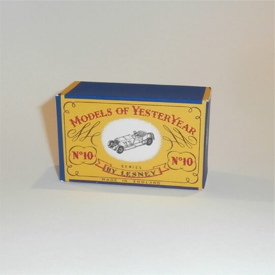 Matchbox Lesney YesterYear 10 a Mercedes Benz 1908 C Style Repro Box