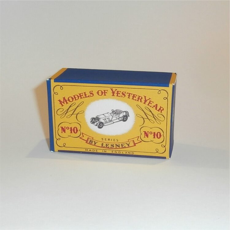 Matchbox Lesney YesterYear 10 a Mercedes Benz 1908 C Style Repro Box