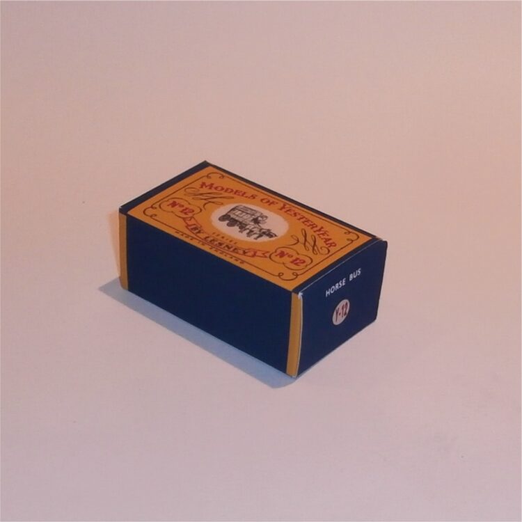 Matchbox Lesney Yesteryear 12 a Horse Drawn London Bus C Style Repro Box - Image 2