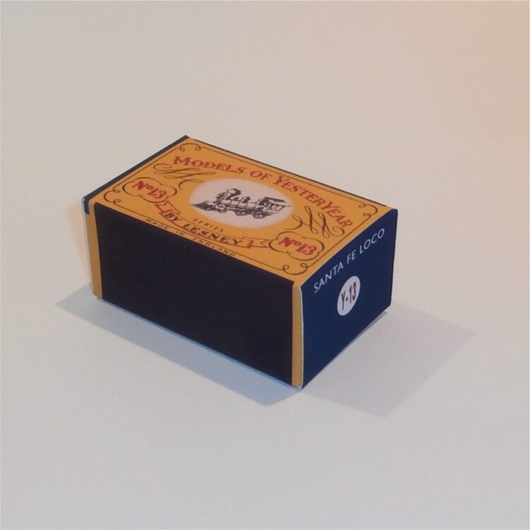 Matchbox Lesney Yesteryear 13 a Santa Fe Engine Locomotive C Style Repro Box - Image 2