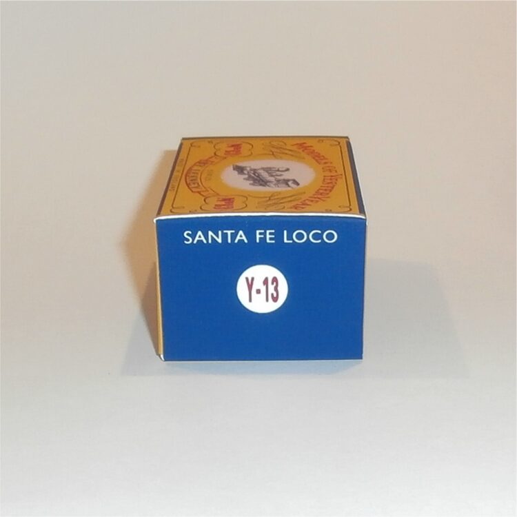 Matchbox Lesney Yesteryear 13 a Santa Fe Engine Locomotive C Style Repro Box - Image 4
