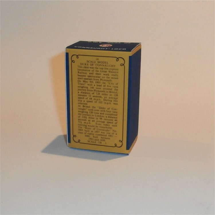 Matchbox Lesney Yesteryear 14 a Duke of Connaught Loco C Style Repro Box - Image 4