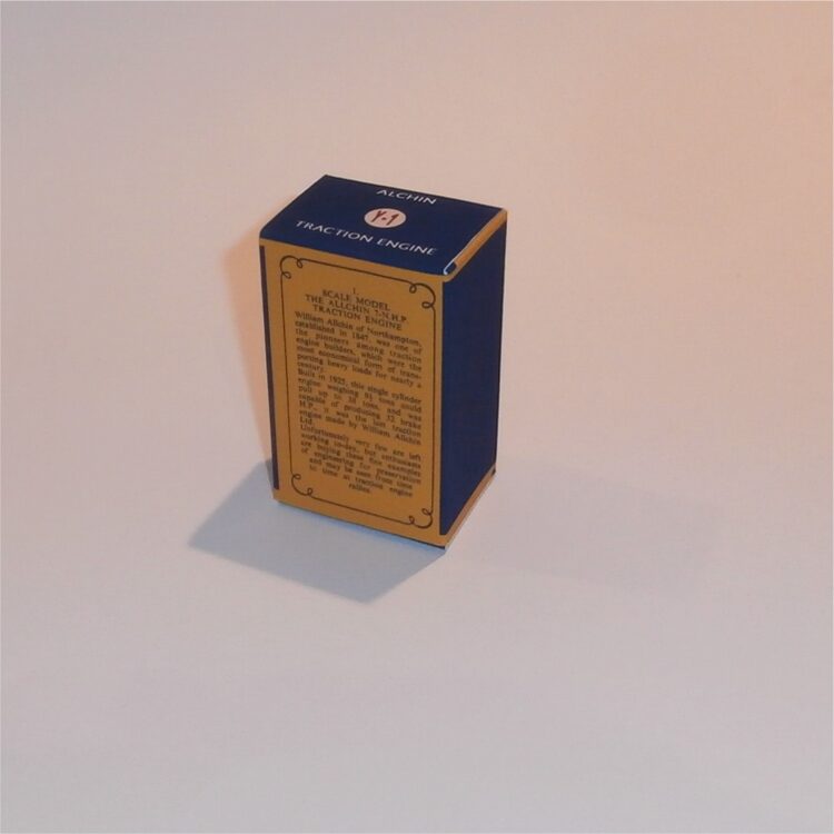 Matchbox Lesney Yesteryear 1 a Allchin Traction Engine C Style Repro Box - Image 3
