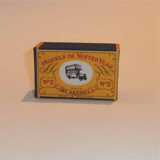 Matchbox Lesney Yesteryear 2 a London Bus C Style Repro Box