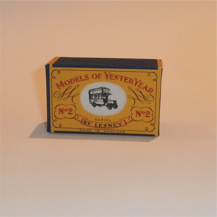 Matchbox Lesney Yesteryear 2 a London Bus C Style Repro Box