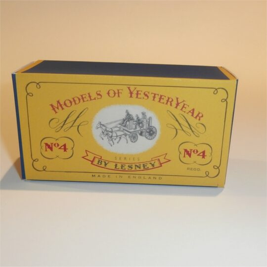 Matchbox Lesney Yesteryear 4 b Shand Mason Fire Engine C Style Repro Box