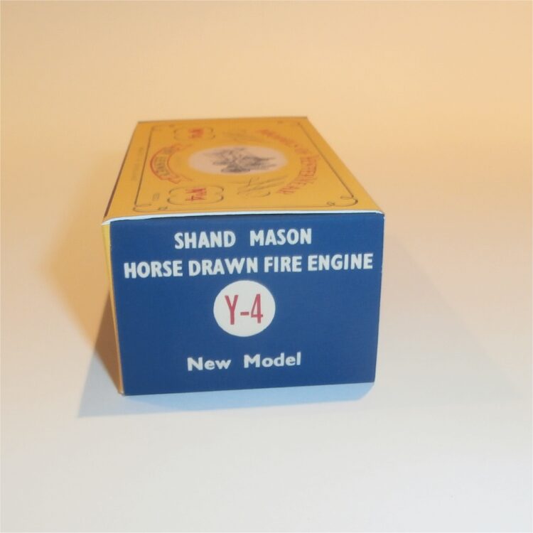 Matchbox Lesney Yesteryear 4 b Shand Mason Fire Engine C Style Repro Box - Image 3