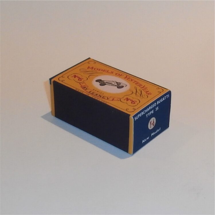Matchbox Lesney Yesteryear 6 b 1926 Type 35 Bugatti C Style Repro Box - Image 2