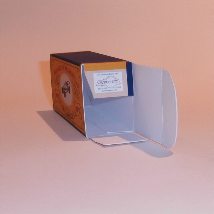 Matchbox Lesney Yesteryear 6 b 1926 Type 35 Bugatti C Style Repro Box - Image 5