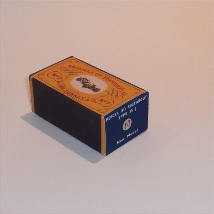 Matchbox Lesney Yesteryear 7 b 1913 Mercer Raceabout C Style Repro Box - Image 2