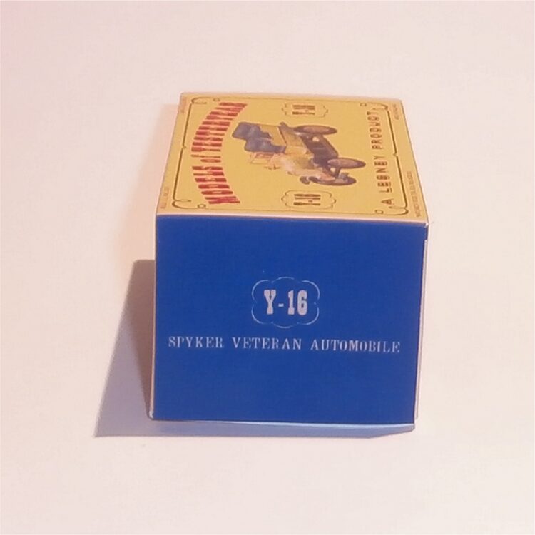 Matchbox Lesney Yesteryear 16 a 1904 Spyker D1 Style Repro Box - Image 3
