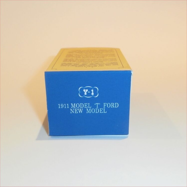 Matchbox Lesney Yesteryear 1 b 1911 Model T Ford E1 Style Repro Box - Image 4