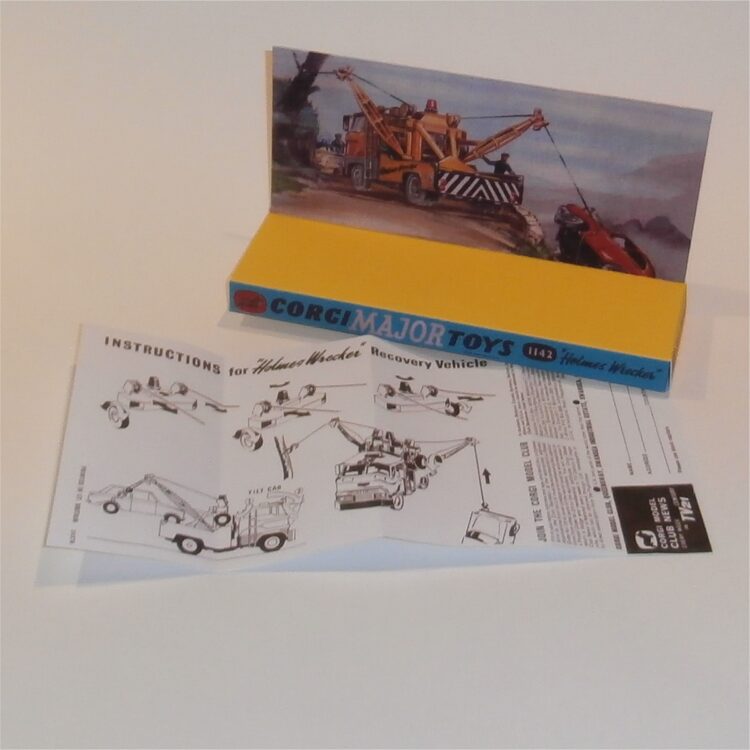 Corgi Toys 1142 Holmes Wrecker Truck Window Box Insert Display Tray