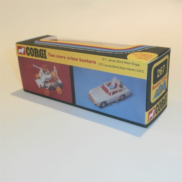 Corgi Toys  267 Batman & Robin Batmobile Empty Repro Window Box Whizzwheels - Image 9