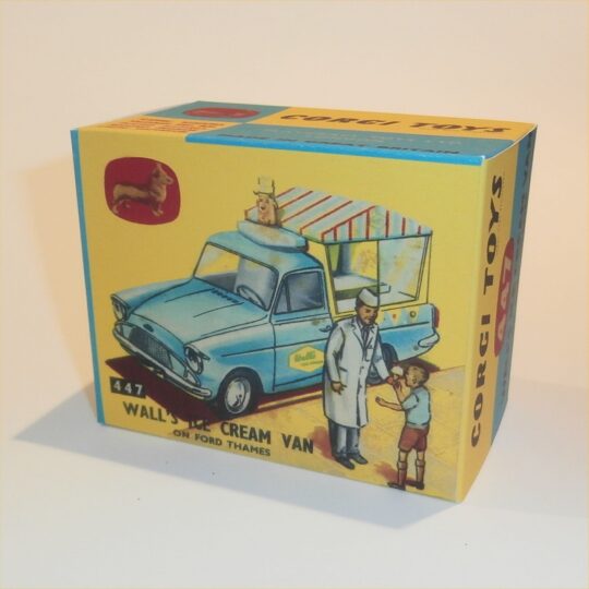 Corgi Toys  447 Ford Thames Walls Icecream Van Repro Outer Box