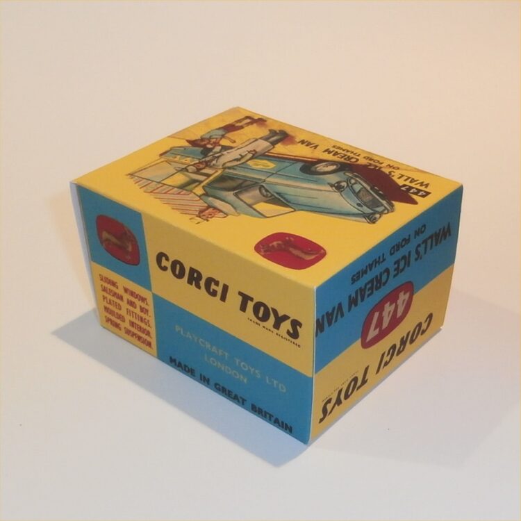 Corgi Toys  447 Ford Thames Walls Icecream Van Repro Outer Box - Image 2