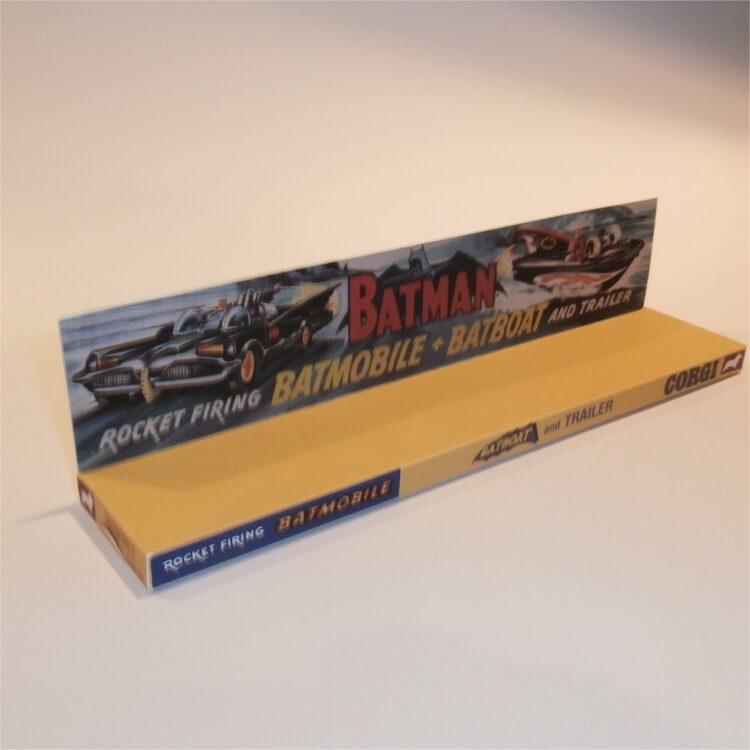 Corgi Toys Gift Set  3 Batman Batmobile & Batboat Picture Display Stand Box Insert Tray - Image 3