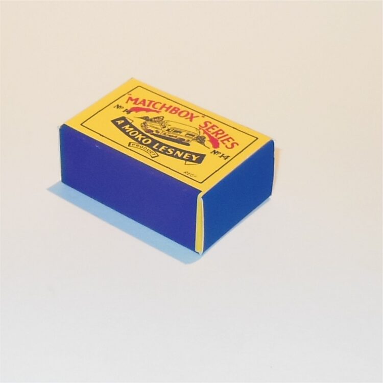 Matchbox Lesney 14 a Daimler Ambulance Repro B Style Box - Image 2
