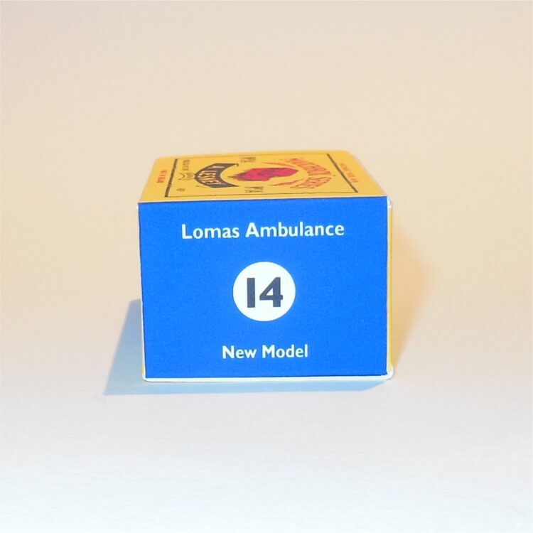 Matchbox Lesney 14 c Lomas Bedford Ambulance Repro C Style Box - Image 3