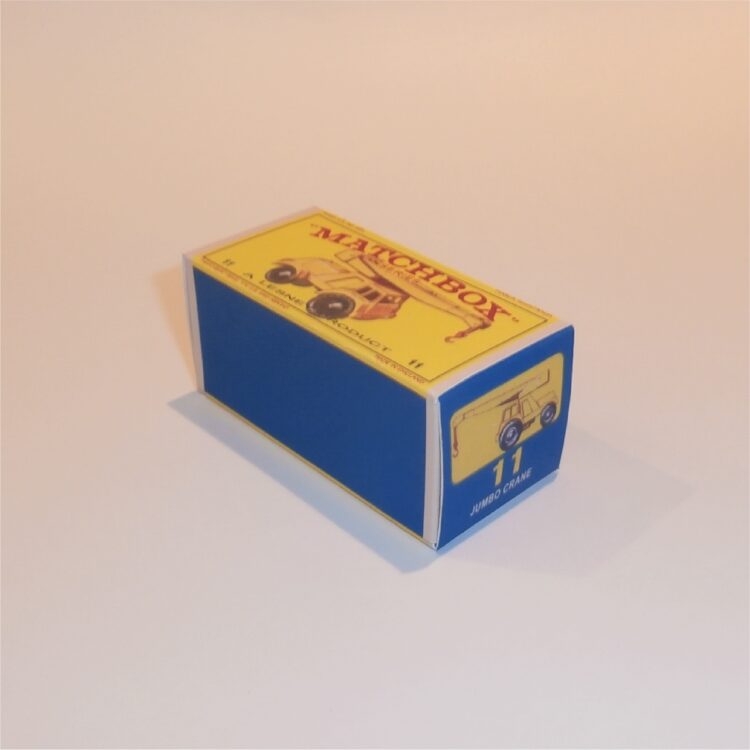Matchbox Lesney 11 c Taylor Jumbo Crane E Style Repro Box - Image 2