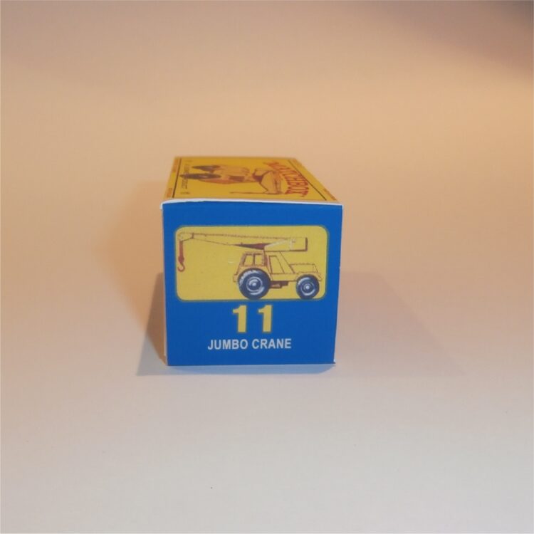Matchbox Lesney 11 c Taylor Jumbo Crane E Style Repro Box - Image 3