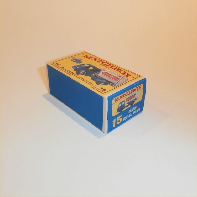 Matchbox Lesney 15c Refuse Truck E Style Repro Box - Image 2