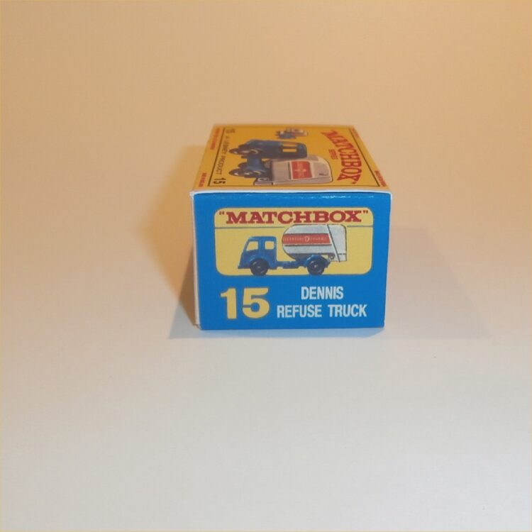 Matchbox Lesney 15c Refuse Truck E Style Repro Box - Image 3