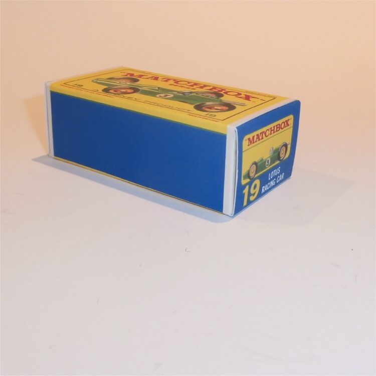 Matchbox Lesney 19d Lotus Racing Car E Style Repro Box - Image 2