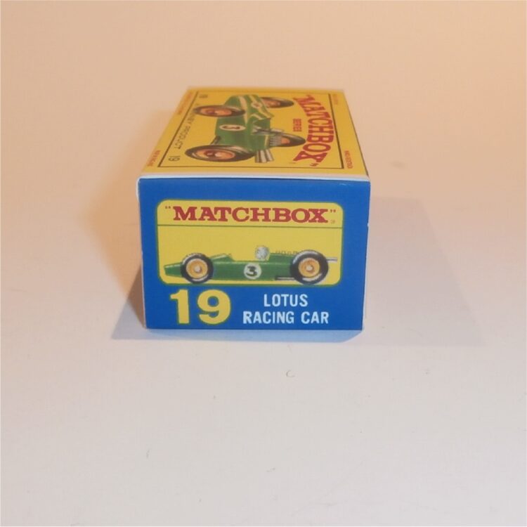 Matchbox Lesney 19d Lotus Racing Car E Style Repro Box - Image 3