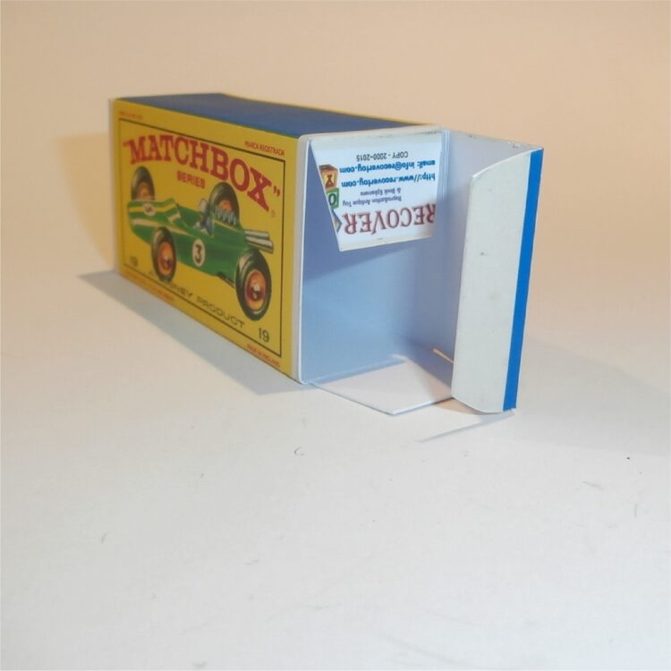 Matchbox Lesney 19d Lotus Racing Car E Style Repro Box - Image 4