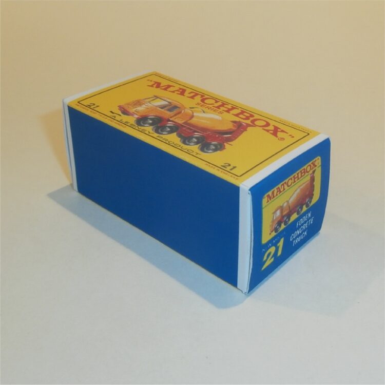 Matchbox Lesney 21d Foden Concrete Truck E Style Repro Box - Image 2