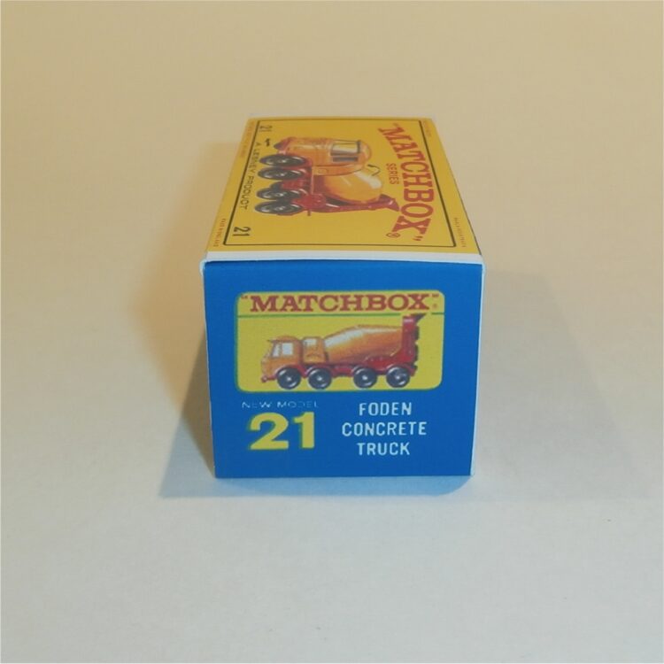 Matchbox Lesney 21d Foden Concrete Truck E Style Repro Box - Image 3