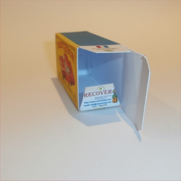 Matchbox Lesney 22c2 Pontiac Coupe Red E Style Repro Box - Image 4