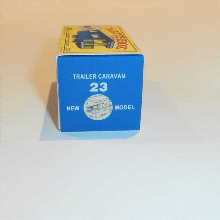 Matchbox Lesney 23d1 Trailer Caravan Blue E Style Repro Box - Image 3
