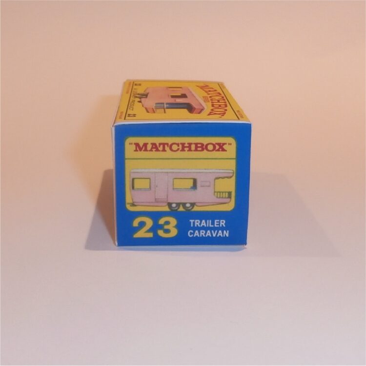 Matchbox Lesney 23d2 Trailer Caravan Pink E Style Repro Box - Image 3