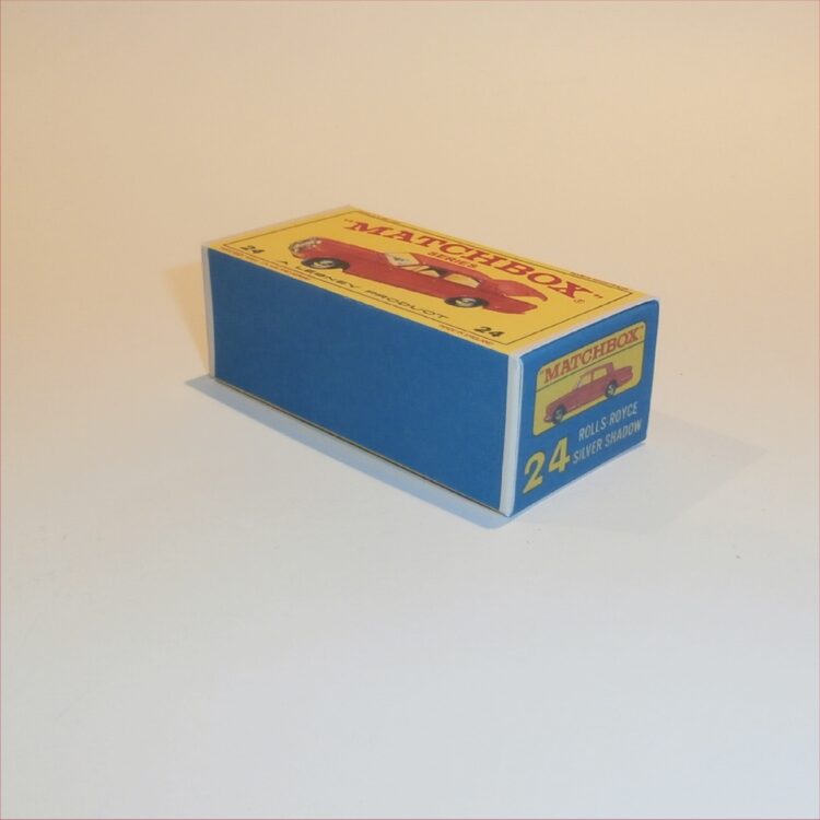 Matchbox Lesney 24c Rolls Royce Silver Shadow E Style Repro Box - Image 2
