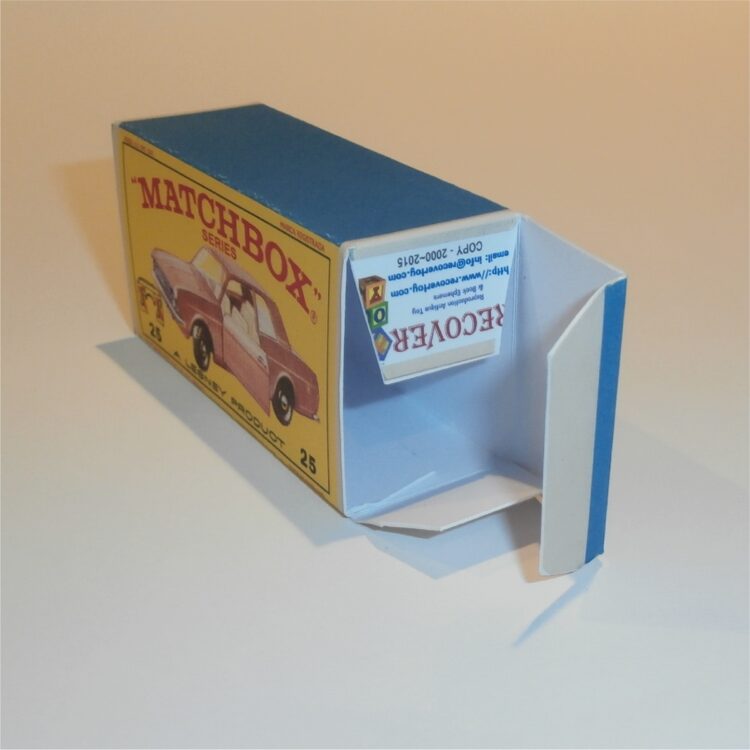 Matchbox Lesney 25d Ford Cortina Mk II E Style Repro Box - Image 4