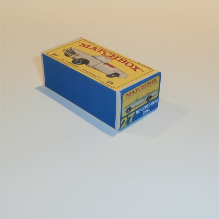 Matchbox Lesney 27d Mercedes Benz 230SL Coupe E Style Repro Box - Image 2