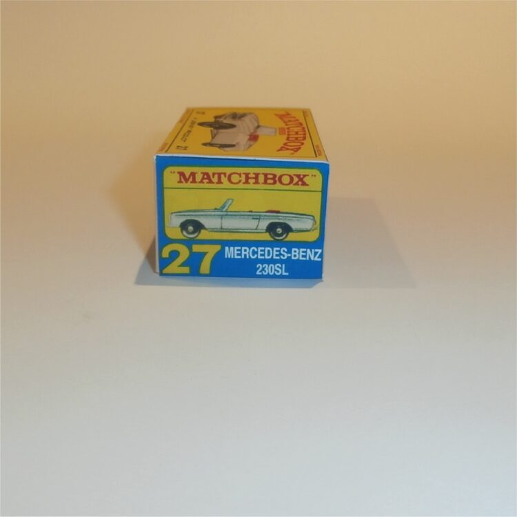 Matchbox Lesney 27d Mercedes Benz 230SL Coupe E Style Repro Box - Image 3